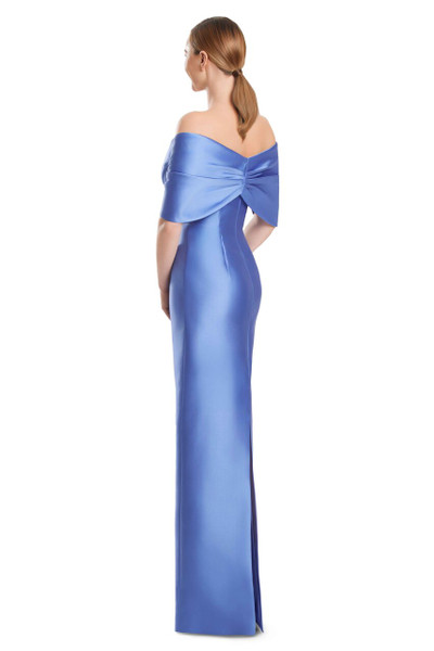 Alexander by Daymor 3271 Satin Twill Pleated Bodice Gown