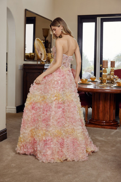 Nox Anabel G1790 Tulle Straight Across Strapless Ball Gown