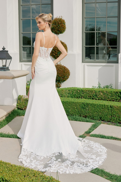 Nox Anabel JW1050 Sweetheart Neck Sleeveless Wedding Gown