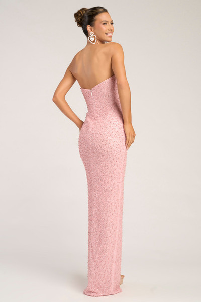 Portia and Scarlett PS26309E Beaded Strapless Ruched Dress