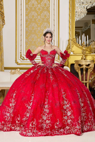 Dancing Queen 5149 Embellished Sweetheart Strapless Gown