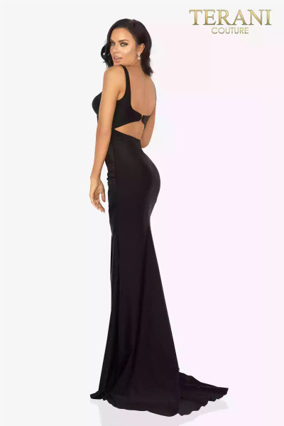 Terani Couture 2011P1061 Jessica Jersey Cut-out Prom Dress