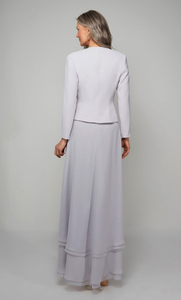 Alyce Paris 27608 Lace Chiffon Embroidery Two-Piece Gown