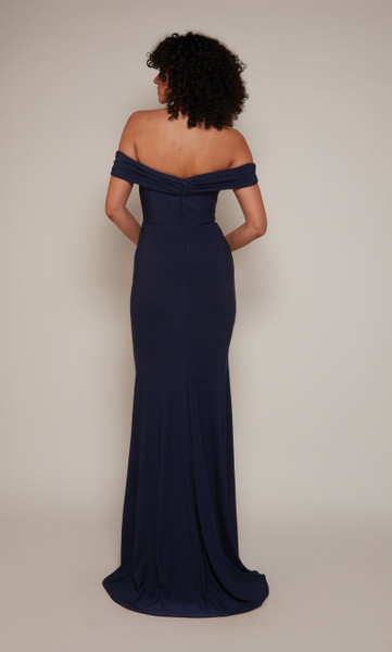 Alyce Paris 27680 Italian Jersey Off Shoulder Sheath Gown
