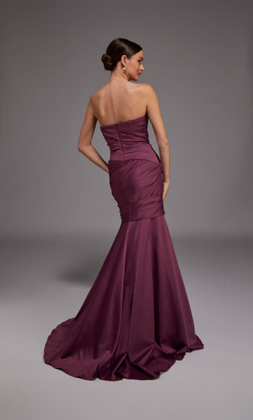 Alyce Paris 27836 Perfect Satin Sweetheart Strapless Gown