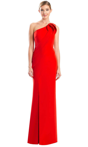 Alexander by Daymor 1788S23 Asymmetrical One-Shoulder Gown