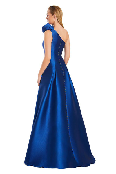 Alexander by Daymor 3075S25 Asymmetric One-shoulder Dress