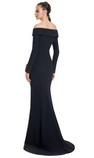 Alexander by Daymor 3149F25 Off Shoulder Long Sleeve Gown