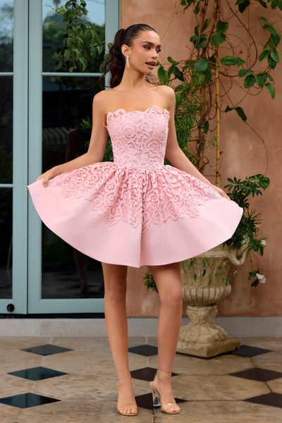 Portia and Scarlett PS26714 Novelty Strapless Mini Dress