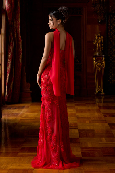 Portia and Scarlett PS26900E Beaded Strapless Fitted Dress