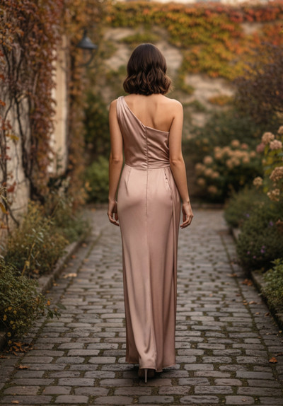 Morilee Bridesmaid 3030031 Luxe Satin One Shoulder Dress