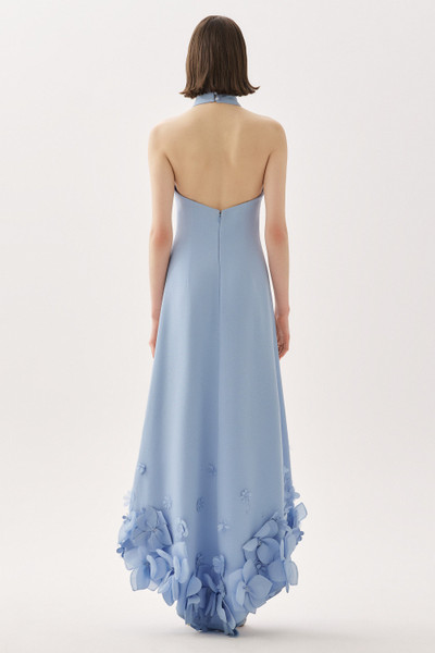 Tarik Ediz 66699 Crepe Chiffon Floral Sleeveless Long Dress