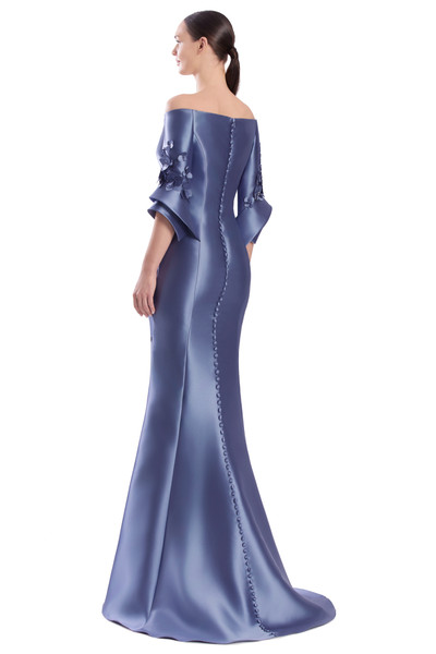 Alexander by Daymor 3309F26 3D Flower Off-shoulder Long Gown