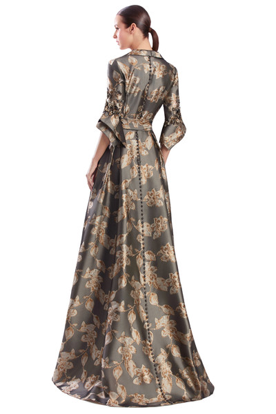 Alexander by Daymor 3311F26 Crossover Shrt Geo Cuffs Gown