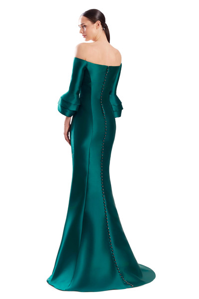 Alexander by Daymor 3320F26 Sweetheart Neck Tulip Cuffs Gown