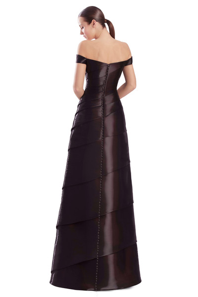 Alexander by Daymor 3328F26 Tiered Off-Shoulder A-line Gown