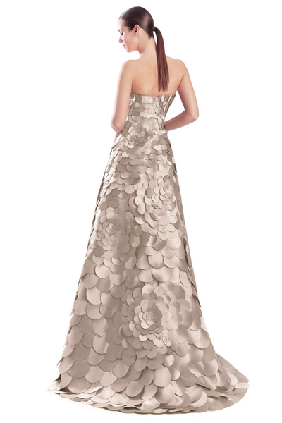 Alexander by Daymor 3329F26 3D Petals Strapless Ballgown