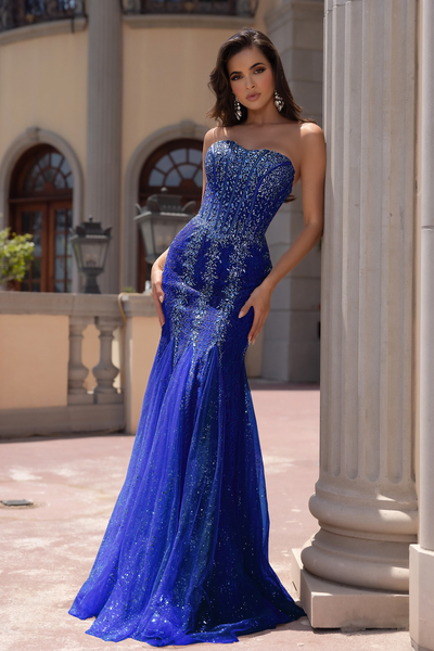 Portia and Scarlett PS25169 Tulle Sweetheart Strapless Gown