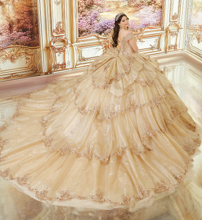 Princesa by Ariana Vara PR30242 Tulle Off-Shoulder Ball Gown