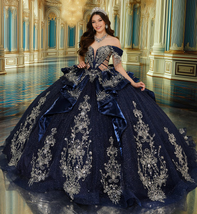 Princesa by Ariana Vara PR30252 Satin Off-Shoulder Ball Gown