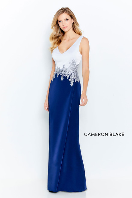 Cameron Blake by Mon Cheri 120611 V-neck Sleeveless Dress