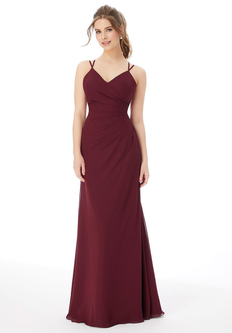 Morilee Bridesmaids 13103 Chiffon Strappy Long Dress