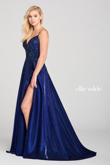 Ellie Wilde by Mon Cheri EW121001 Sleeveless A-Line Gown