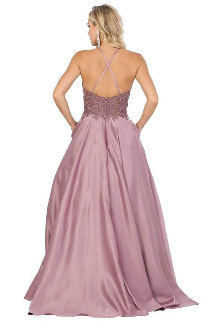 Dancing Queen 2625 Sleeveless Heart Shape Illusion Gown