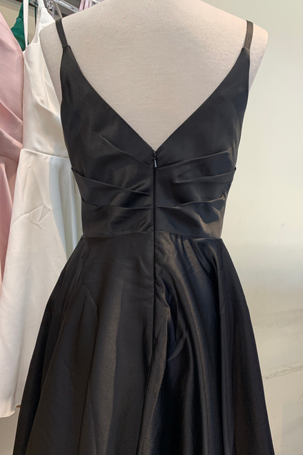 Amelia Couture BZ013S Deep V Neck Short Dress