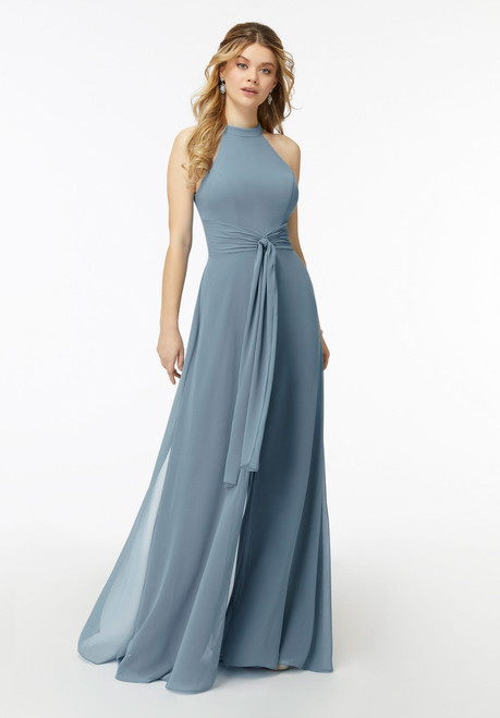 Morilee Bridesmaids 21723 Chiffon Flutter Sleeve Dress