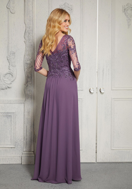 Morilee MGNY 72412 Beaded Embroidered Bodice Evening Gown