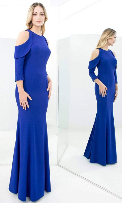 Alexander by Daymor 1351 Crepe Fitted Mermaid Gown