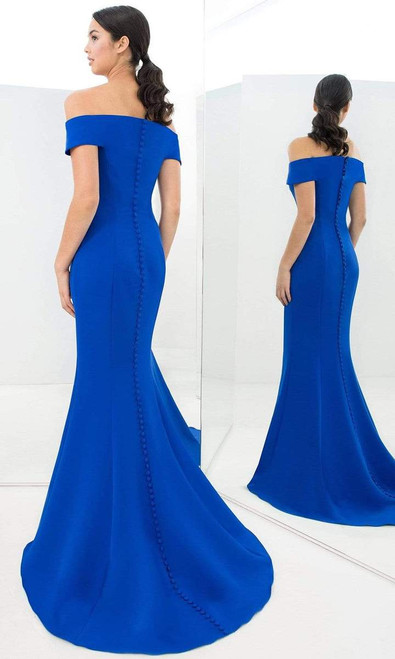 Alexander by Daymor 1373 Off-shoulder Front Cutout Gown