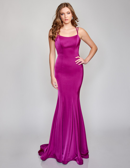 Nina Canacci 9142 Sleeveless Long Mermaid Prom Pageant Gown