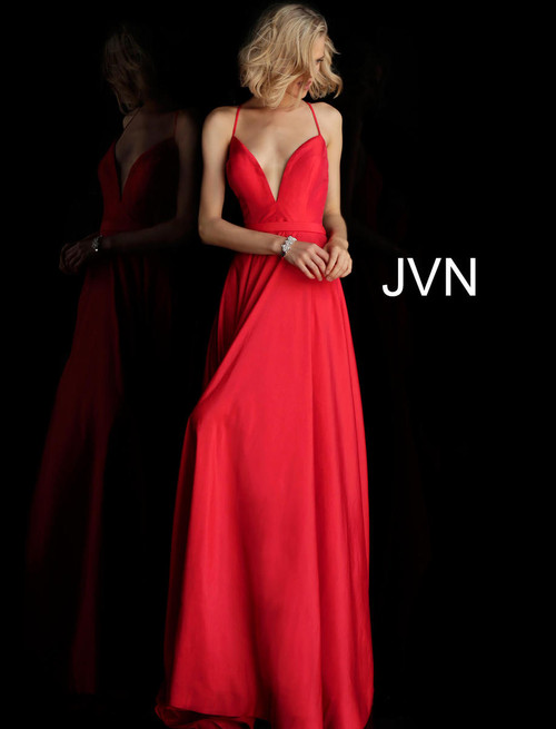 Buy Jovani 4741 Sleeveless Beaded Deep V-neck Trumpet Long Dress