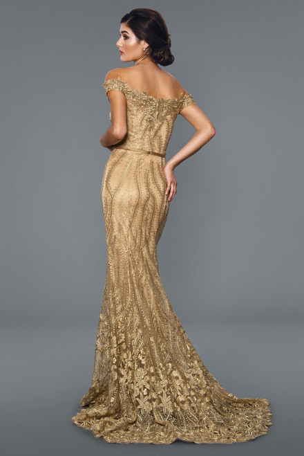 Stella Couture 19060 Long Off Shoulder Formal Evening Dress