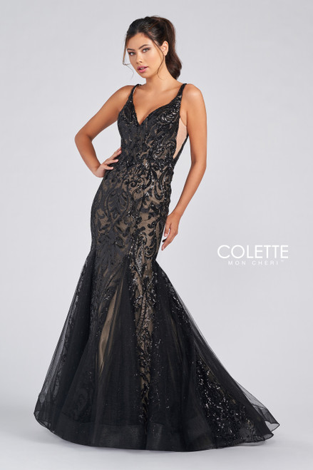 Colette by Daphne CL12260 Sleeveless Stretch Jersey Gown