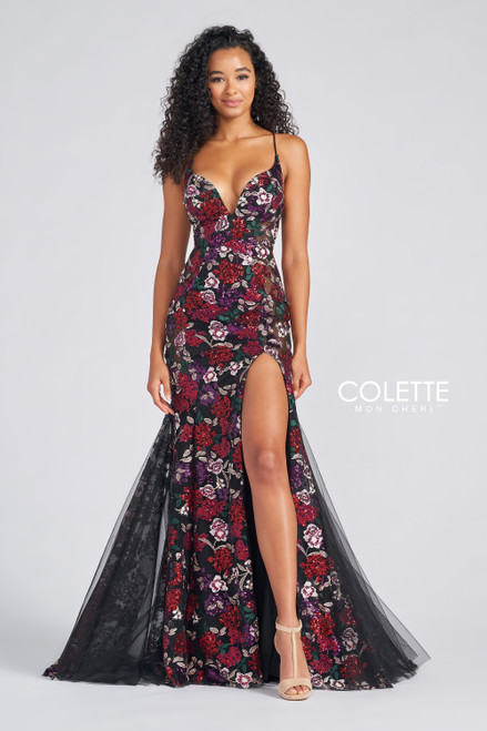 Colette by Daphne CL12250 Sleeveless Stretch Jersey Gown