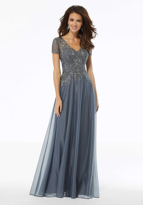 Morilee MGNY 72116 Beaded Embroidery A-Line Evening Gown