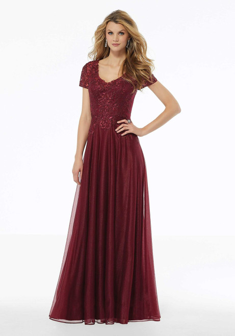 Morilee MGNY 72116 Beaded Embroidery A-Line Evening Gown
