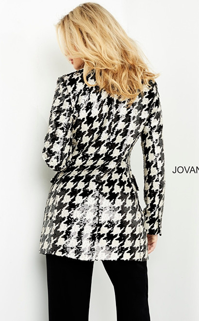 Jovani M3393 Long Sleeves Sequin Contemporary Jacket