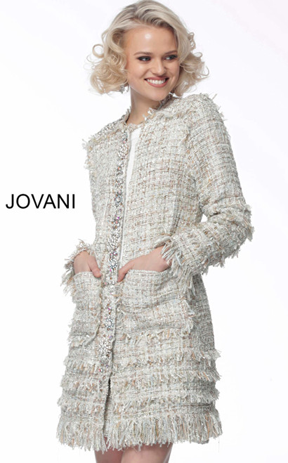 Jovani M61371 Three Quarter Length Contemporary Jacket