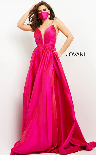 Jovani 06540 Plunging Sweetheart Floor Length Dress W/ Slit