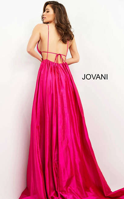 Jovani 06540 Plunging Sweetheart Floor Length Dress W/ Slit