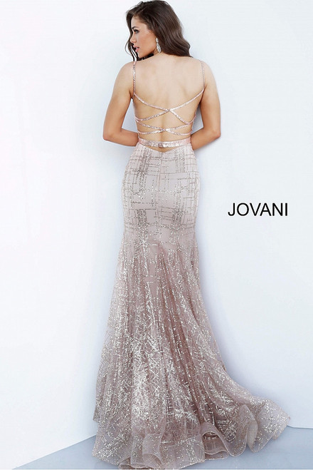 Jovani JVN2388 Embellished Mermaid Prom Long Dress