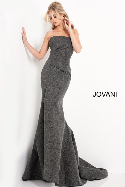 Jovani 05490 Pleated Bodice Evening Dress
