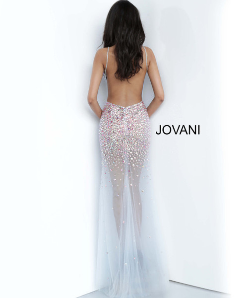 Jovani 02038 02047 Beaded Illusion Prom Long Dress