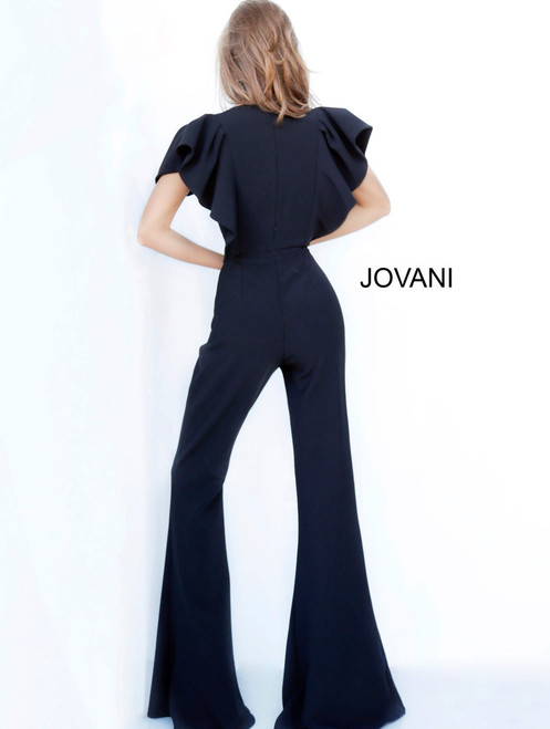 Jovani 00762 Short Sleeve Jumpsuit