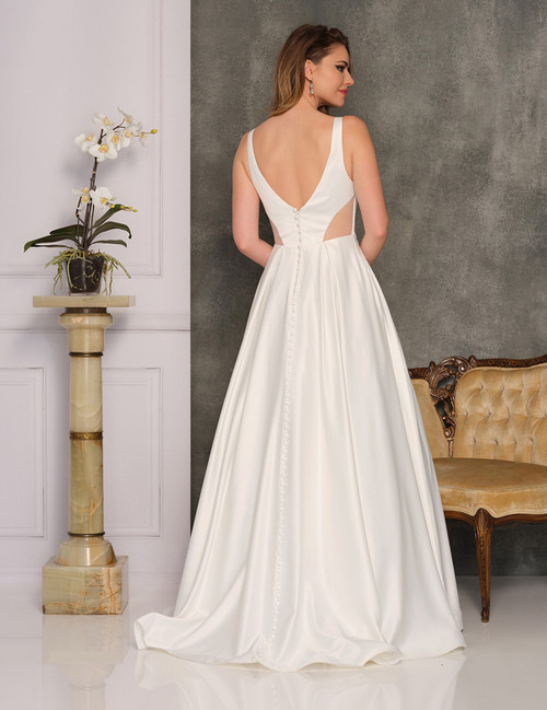 Dave and Johnny 10360 Ivory Bridal Dress