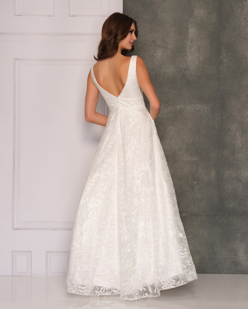 Dave and Johnny 10591 Ivory Bridal Dress